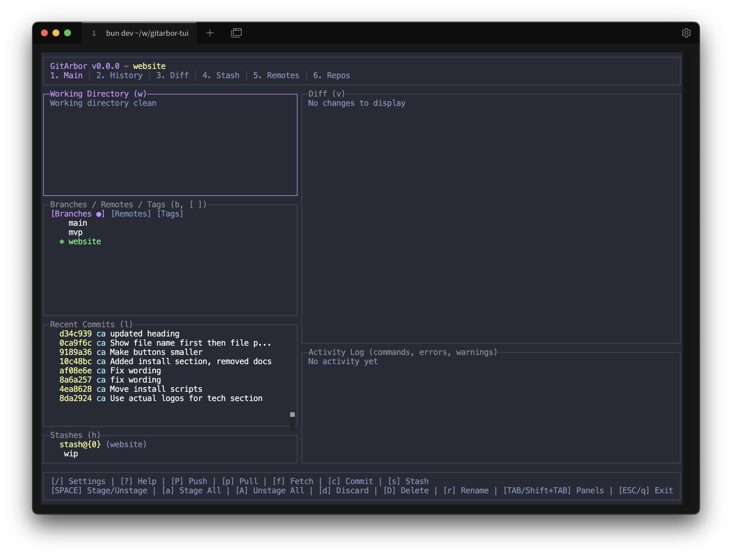 Dracula theme screenshot