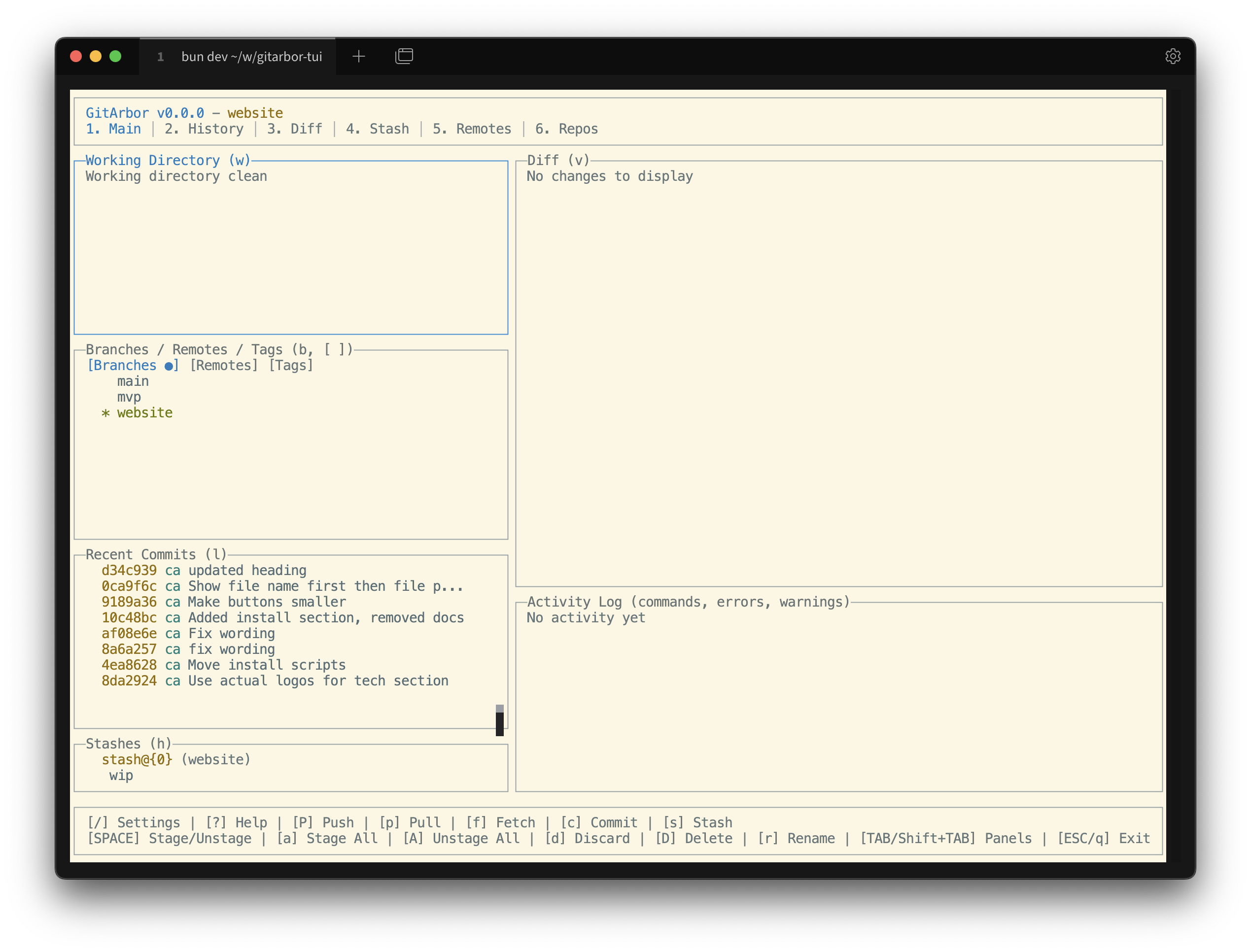 Solarized Light theme screenshot